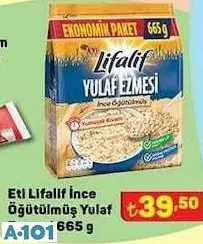 ETİ LİFALİF İNCE ÖĞÜTÜLMÜŞ YULAF EZMESİ ETİ LİFALİF İNCE ÖĞÜTÜLMÜŞ YULAF EZMESİ